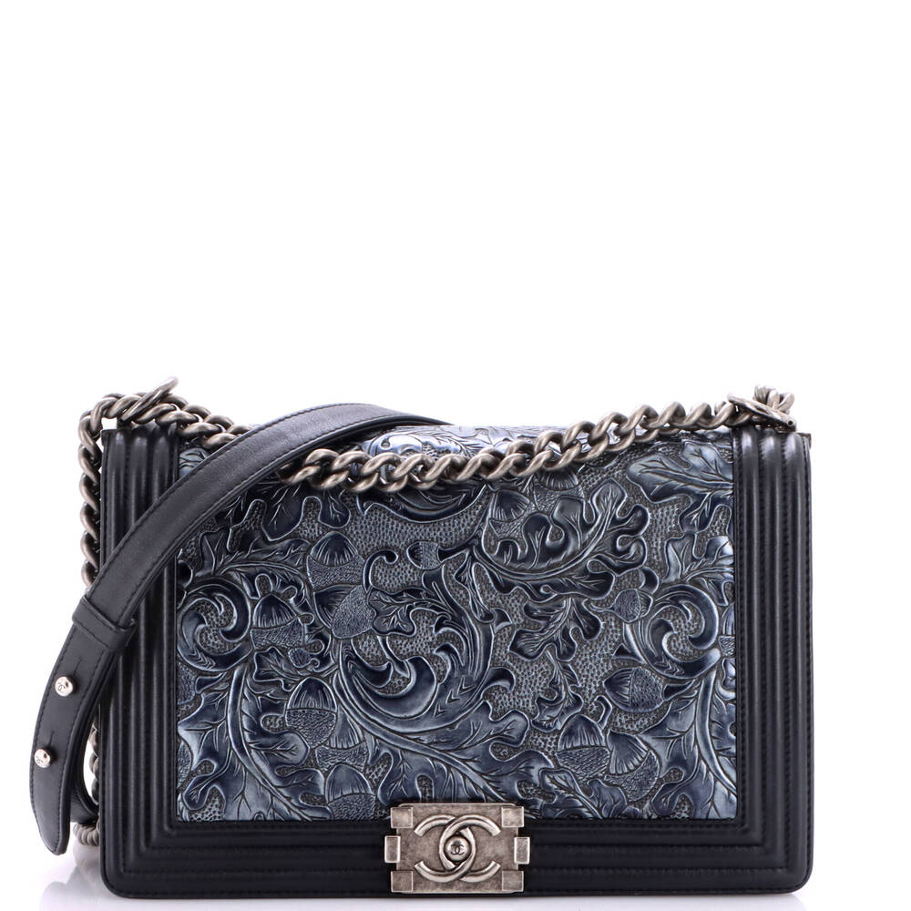 Chanel Cordoba Boy Flap Bag Leather New #336268C42B
